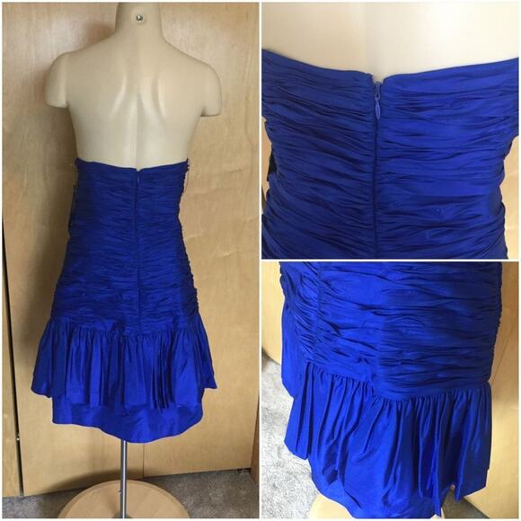 Robert Rodriguez Ruched Rhinestone Eve Dre… - Picture 7 of 10